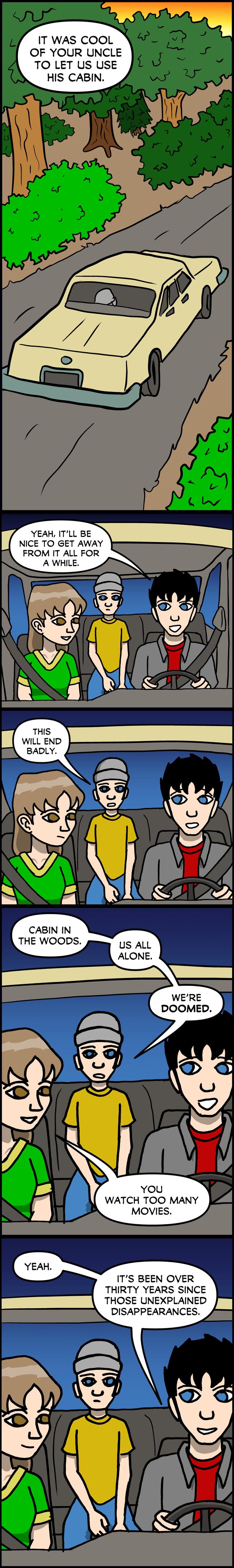 The Evil, Yet Not Very Bright, Dead comic page 1