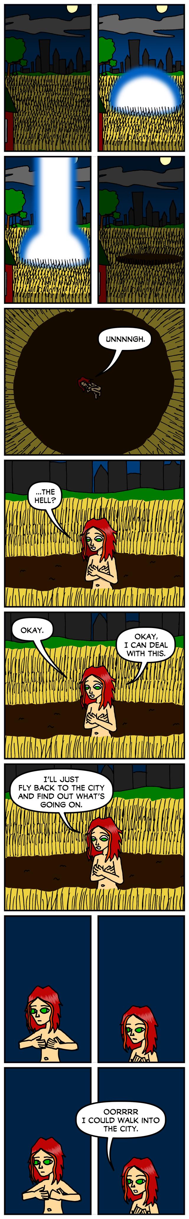 Dark Little Ray of Hope comic page 2